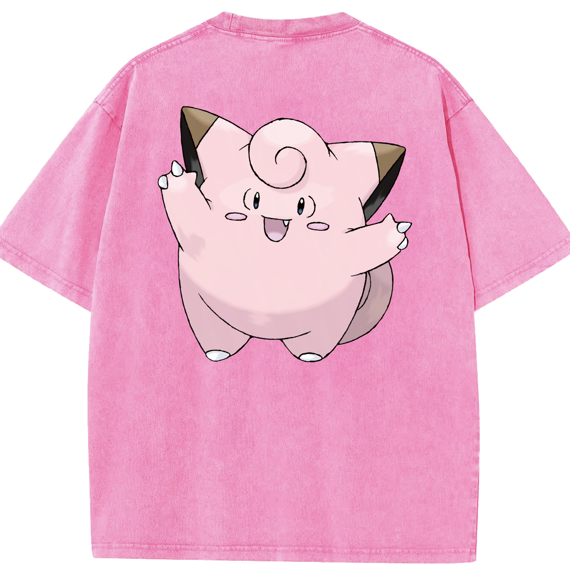 （画像用） ポケットモンスター Pokémon 綿100% ヴィンテージ風 半袖Tシャツ（背面プリント）
